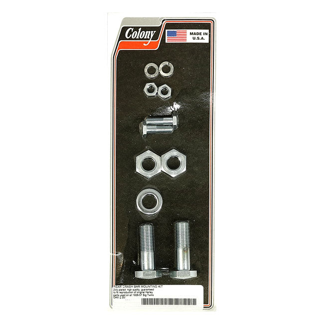 Engine Guard Crashbar Hardware Zinc