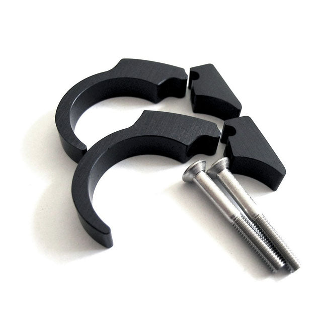 Handlebar Clip Kit Black - 22 MM