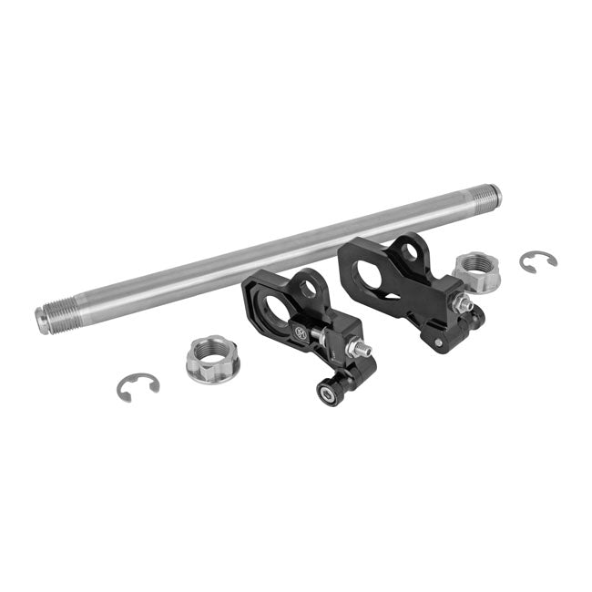 Axle Adjuster Kit Black Anodized