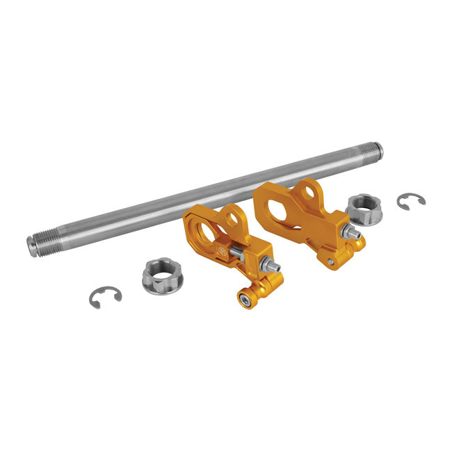 Axle Adjuster Kit Gold Anodized