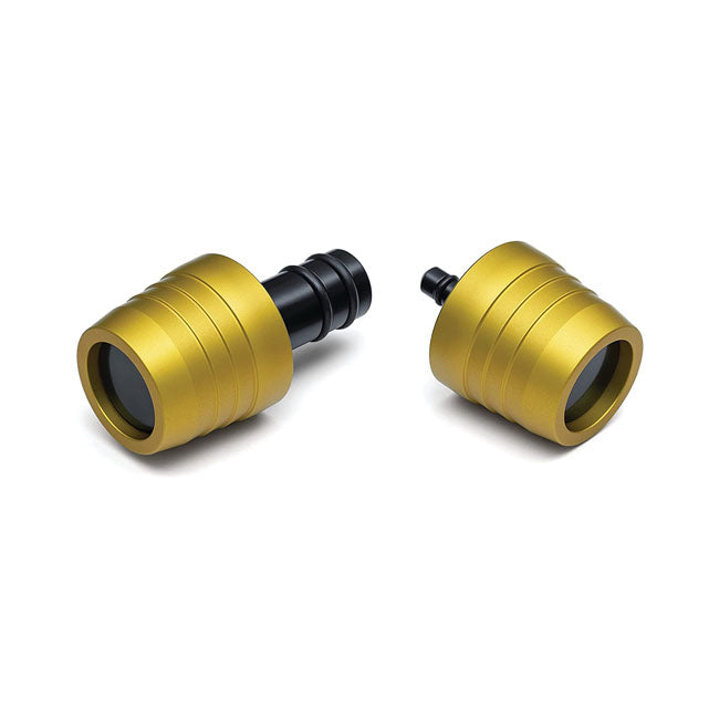 Lodestar Front Axle Sliders Gold For Honda: 16-19 CRF1000L Africa Twin