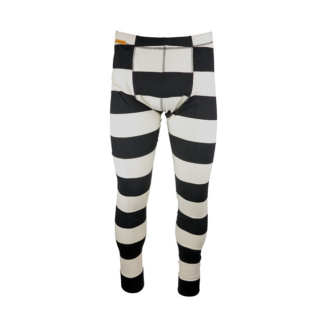 Long John Striped Trouser Black / White
