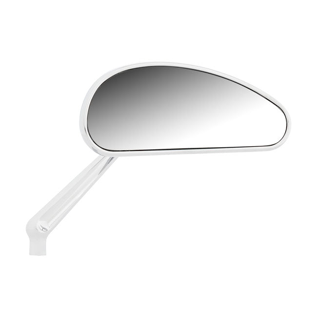 Downdraft Forged Mirror Set Chrome For Harley, Indian, Metric And Victory With Included Hardware