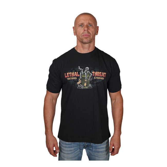 Tattooed And Trashed T-Shirt Black