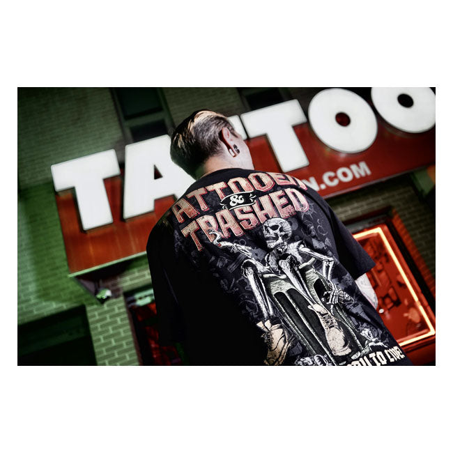 Tattooed And Trashed T-Shirt Black