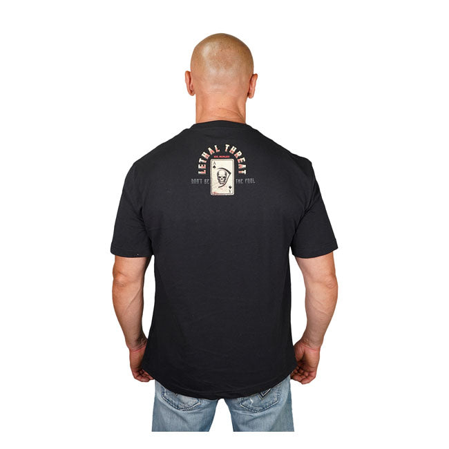 Play The Hand Jester T-Shirt Black