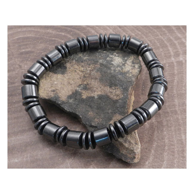 Hematite Magnetic Beaded Stretch Bracelet