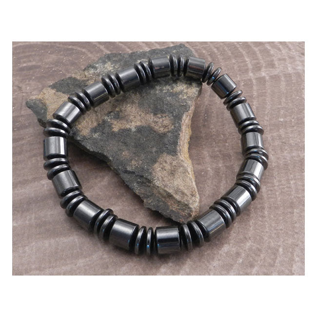 Hematite Magnetic Beaded Stretch Bracelet