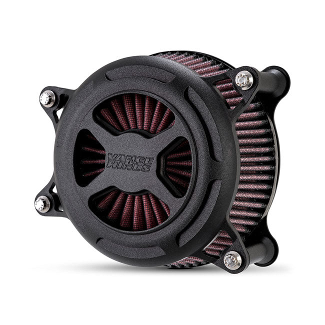 VO2 X Air Cleaner Kit Wrinkle Black For 00-15 Softail