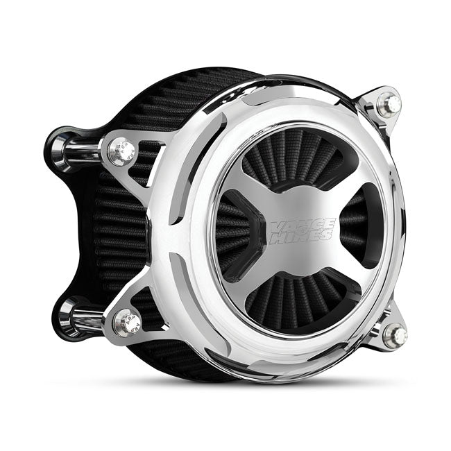 VO2 X Air Cleaner Kit Chrome For 91-22 XL Sportster Excl. XR1200