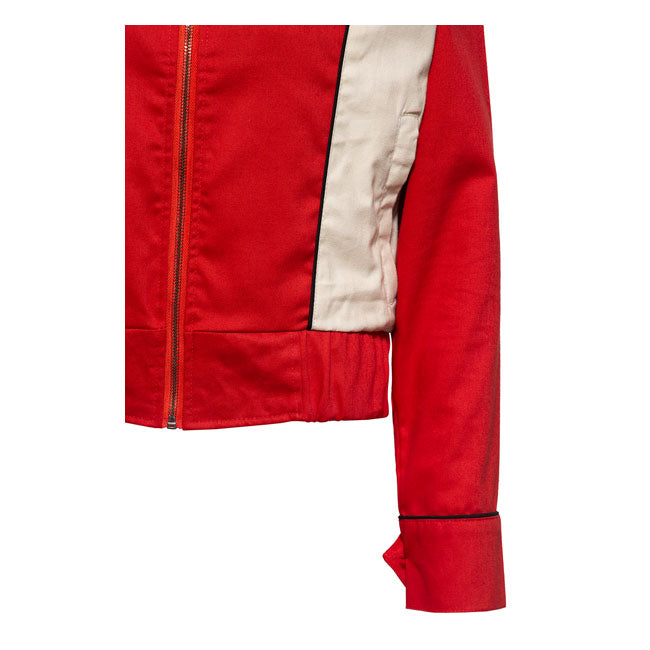 Queen Kerosin Motorway Riders Ladies Jacket Red / White