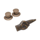 LMC Good Luck Pin Anitque Brass