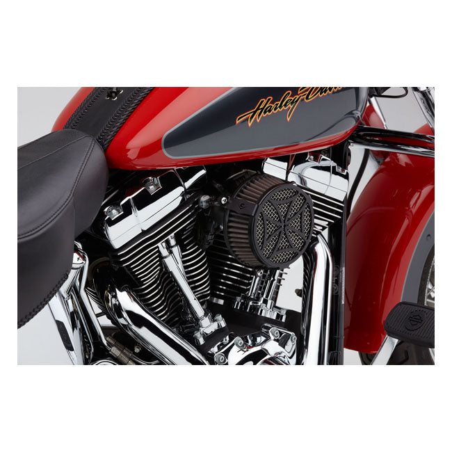 Naked Air Cleaner Kit Cross Black For 17-22 Touring