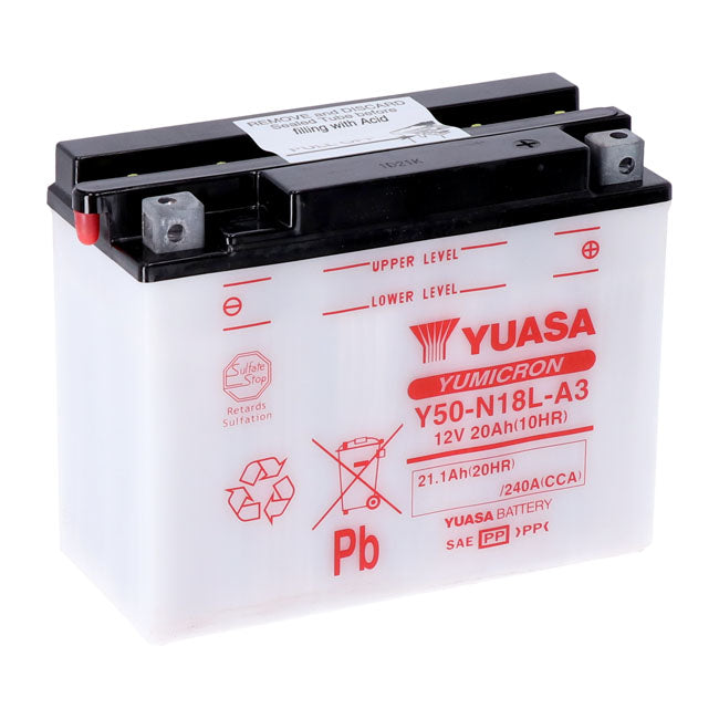 Yumicron Battery For Honda: 88-00 GL1500 Gold Wing 1500cc