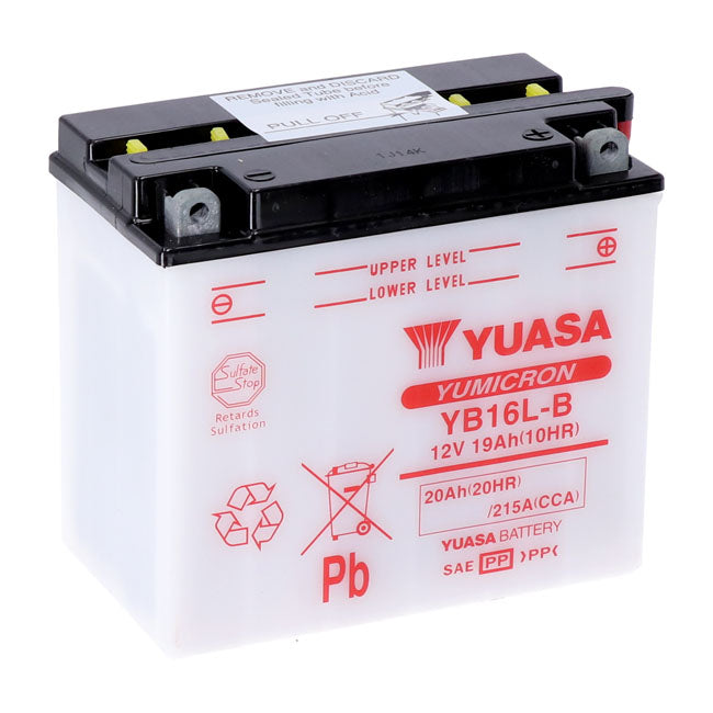 Yumicron Battery For Kawasaki: 81-82 KZ1100-B GP 1100cc / 83-84 ZX1100-A GPz 1100cc / 80-81 KZ1000-C Police 1000cc / 79-80 KZ1000-E ST, Shaft 1000cc.