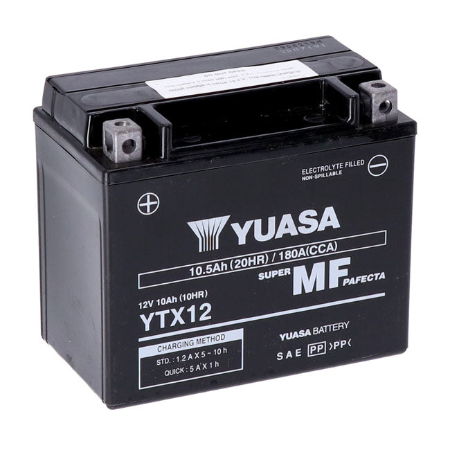 High Performance Agm Battery Ytx12-Wc For Honda: 97-00 CBR1100XX 1100cc / 94-95 CB1000 1000cc.