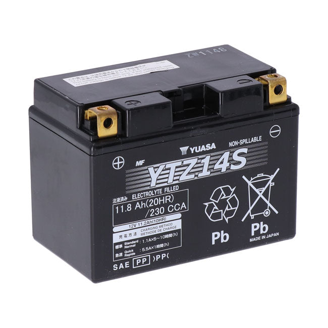 High Performance Agm Battery Ytz14S For KTM: 17-19 Super Duke GT 1290cc