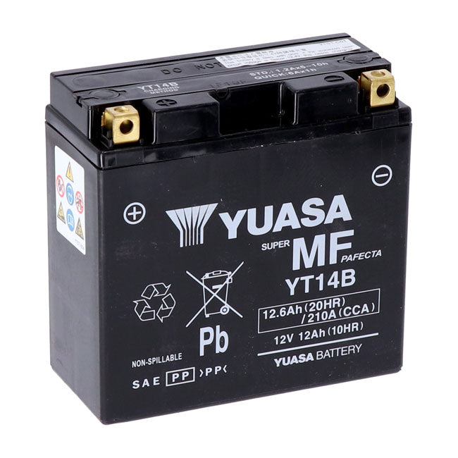 Agm Battery Yt14B-Wc For Yamaha: 98-03 YZF-R1 1000cc