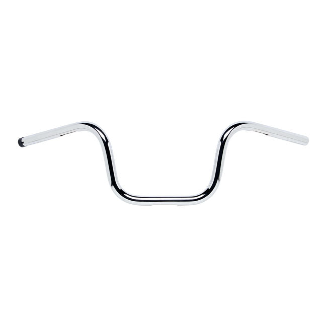 1 Inch Chumps Handlebar 8 Inch Rise Chrome TUV Approved Fits 82-21 H-D Mech. Or E-Throttle With 1" I.D. Risers