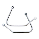 Saddlebag Support Kit Chrome For Yamaha: XVS 650 Drag Star Classic VM02,VM03