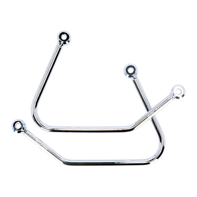 Saddlebag Support Kit Chrome For Yamaha: XVS 650 Drag Star Classic VM02,VM03