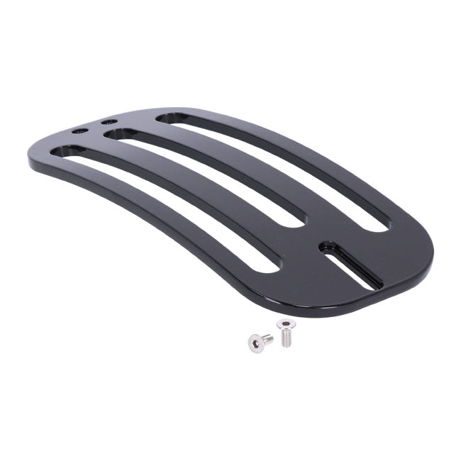 Solo Rack Billet Gloss Black For Indian: 14-up Chief Classic