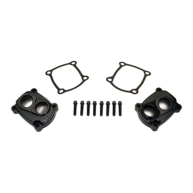 M8 Low Profile Tappet Covers. Black For 18-22 Softail