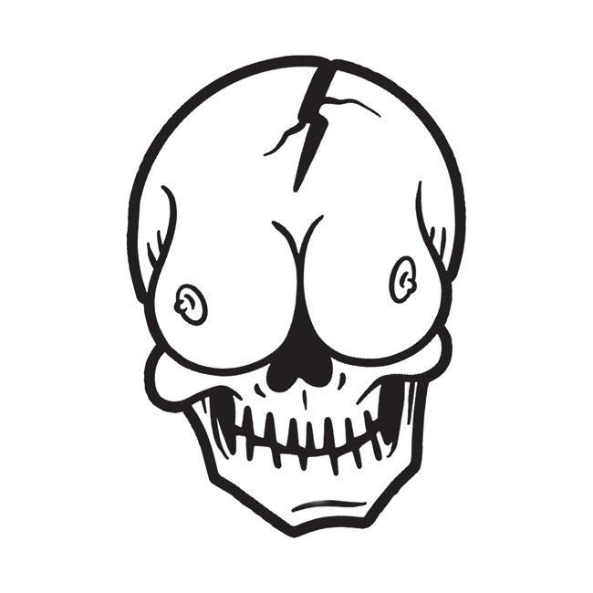 Skull Boob Sticker