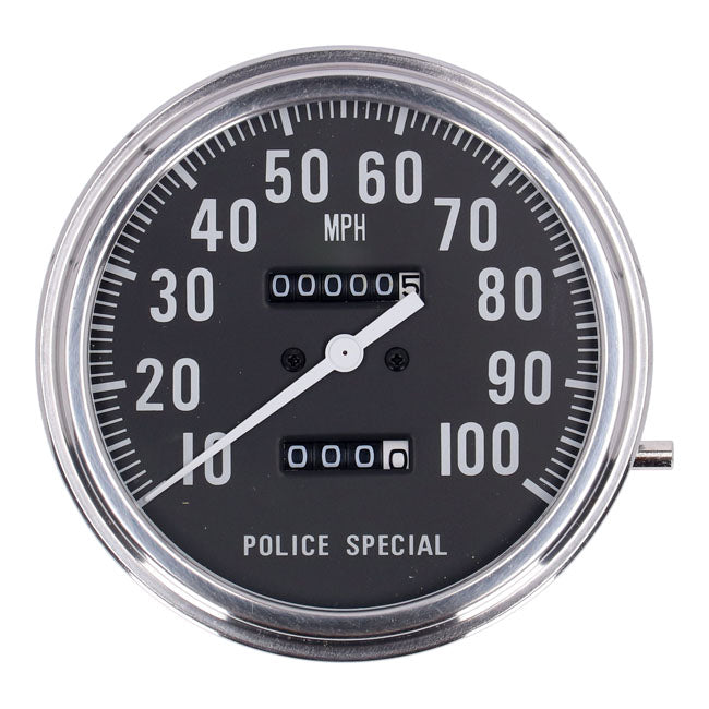 FL Speedometer Police Face Black 1:1 Mph
