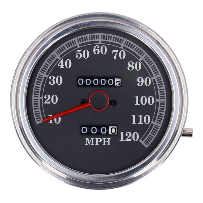 FL Speedometer 85-Up Face Black 2:1 Mph