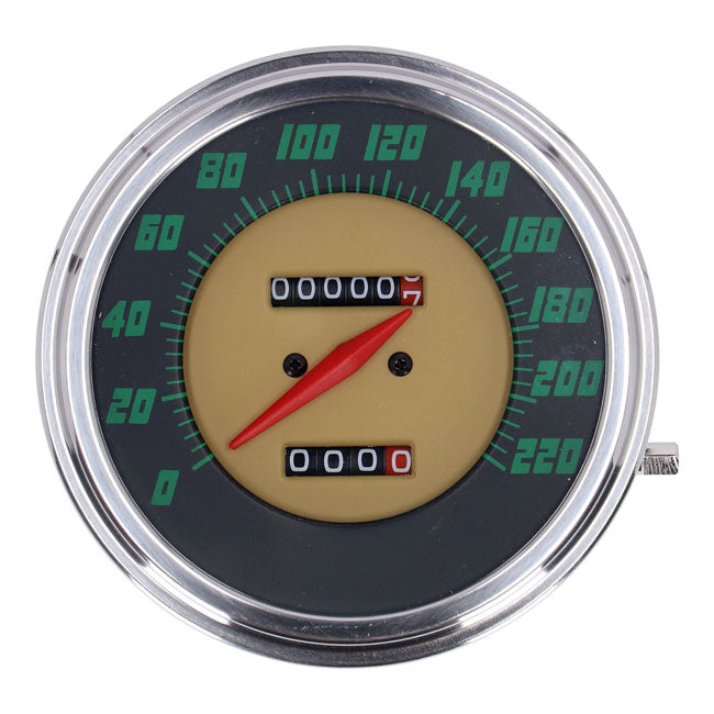 FL Speedometer 48-61 Face Green 1:1 Kmh