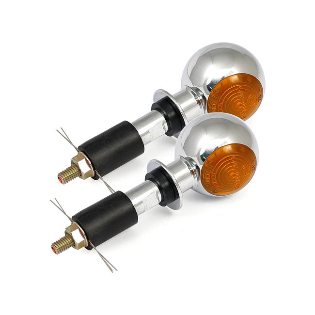 Mini Bulls-Eye Turn Signals Chrome