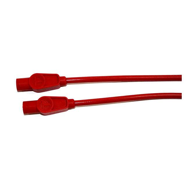 8 MM Spiro-Pro Universal Spark Plug Wire Set Red - 180 Degree