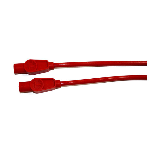 8 MM Pro Wire Spark Plug Wire Set Red For 99-06 NU FLT/Touring With Carb
