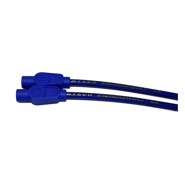 8.2 MM Thundervolt Spark Plug Wire Set Blue For 80-98 FLT