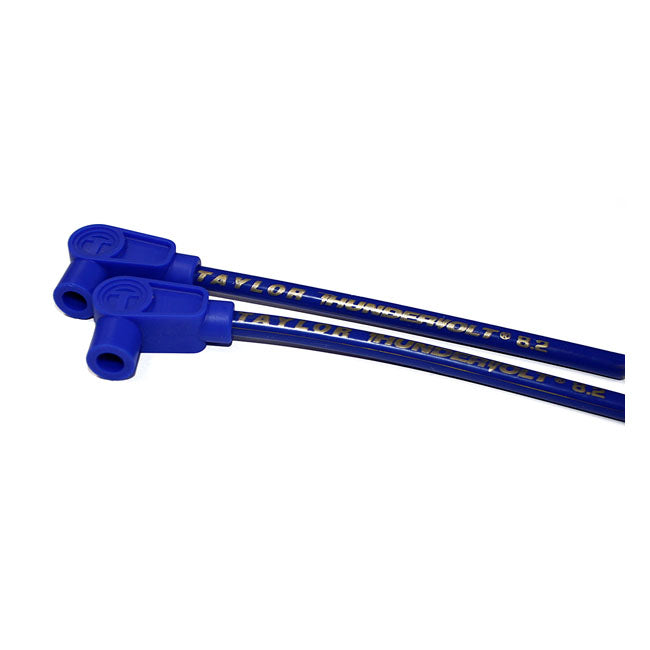 8.2 MM Thundervolt Spark Plug Wire Set Blue For 82-94 FXR With Center Mounted Coil NU