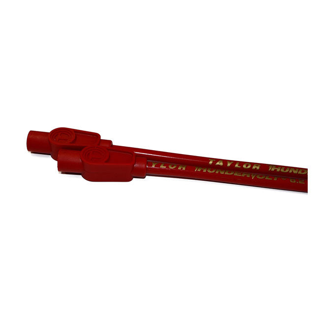 8.2 MM Thundervolt Spark Plug Wire Set Red For 99-06 NU FLT/Touring With Carb