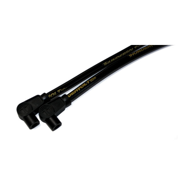 10.4 MM Thundervolt-50 Spark Plug Wire Set Black For 65-85 FL, FX, XL