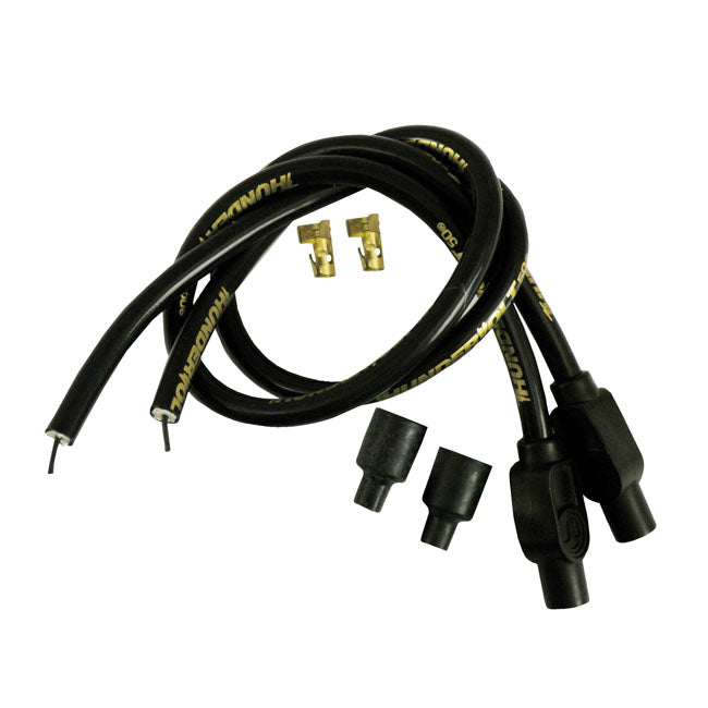 10.4 MM Thundervolt-50 Universal Spark Plug Wire Kit - 180 Degree - 24"