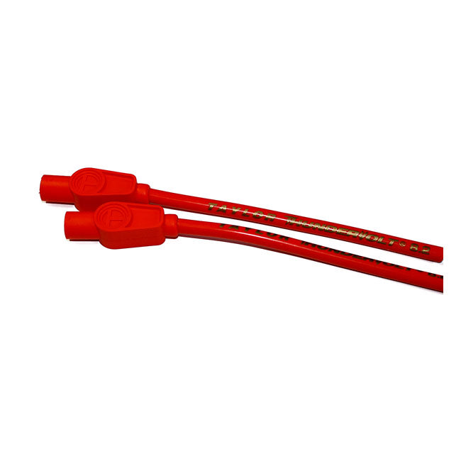 8.2 MM Thundervolt Universal Spark Plug Wire Kit Red - 180 Degree