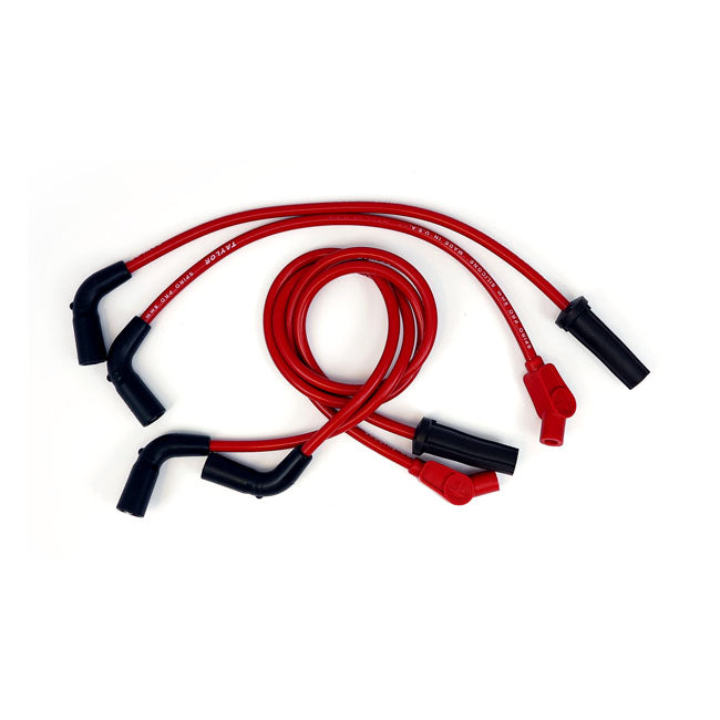 8 MM Pro Wire Spark Plug Wire Set Red For 17-22 M8 Touring