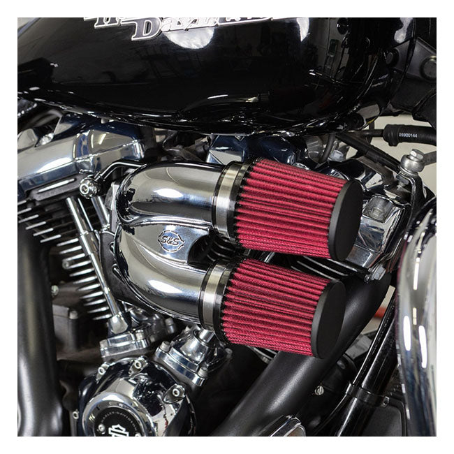 Tuned Induction Air Cleaner Kit Chrome For 18-22 Softail