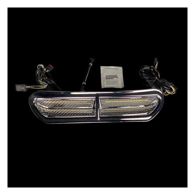 Batwing Turn Signal Vent Insert Chrome