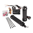 Apex Heated Grips Black Contrast Cut For 15-21 FLTRX E-Throttle