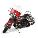 Vintage Reproduction Beaded Windshield Red Lower For 36-47 Knucklehead