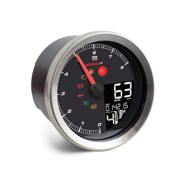HD-01-04 95 MM Speedometer / Tachometer Silver For 11-17 Softail