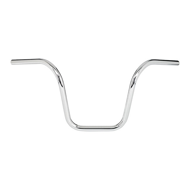 1 Inch Apes Handlebar 12 Inch Rise Chrome TUV Approved Fits Pre-81 H-D With 1" ID Risers