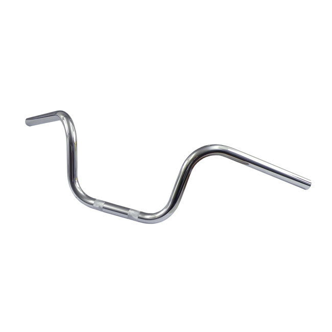 1 Inch Chumps Handlebar 8 Inch Rise Chrome TUV Approved Fits Pre-81 H-D With 1" ID Risers