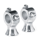 Slimline 1-3/4" Risers 1" Handlebars Polished TUV Approved