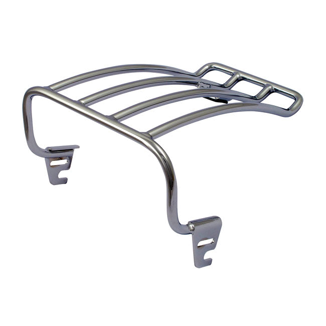 Luggage Rack For Solo Seat Chrome For 97-99 FXST, FLST